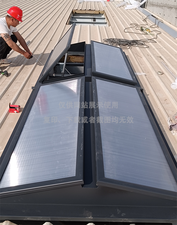 兰州王老吉生产车间青松路街道排烟天窗 兰州王老吉生产车间青松路街道排烟天窗