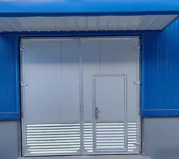 青松路街道工业平开门