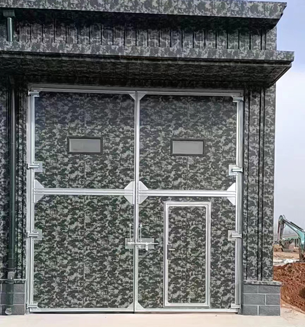 青松路街道工业平开门