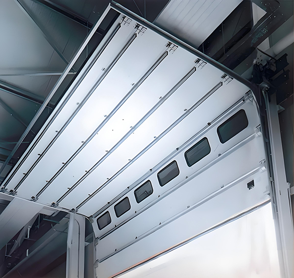 青松路街道工业滑升门