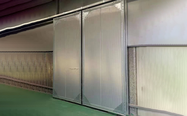 青松路街道工业平移门