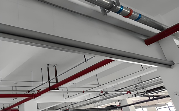 青松路街道防火布挡烟垂壁