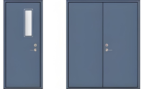 青松路街道钢制防火门